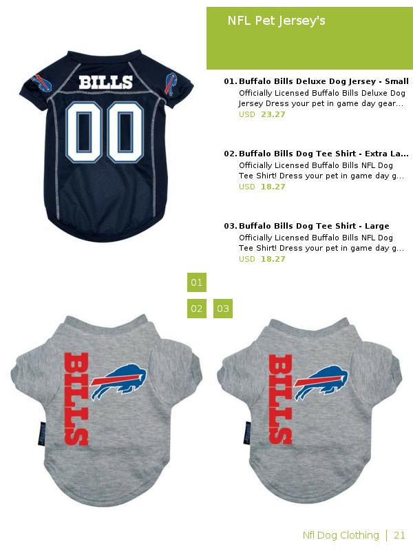 buffalo bills pet jersey