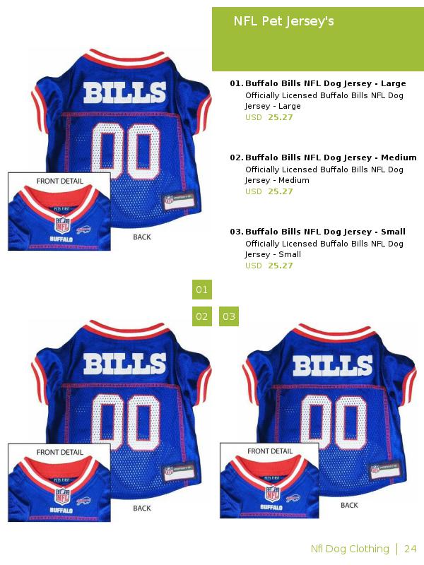 buffalo bills pet jersey